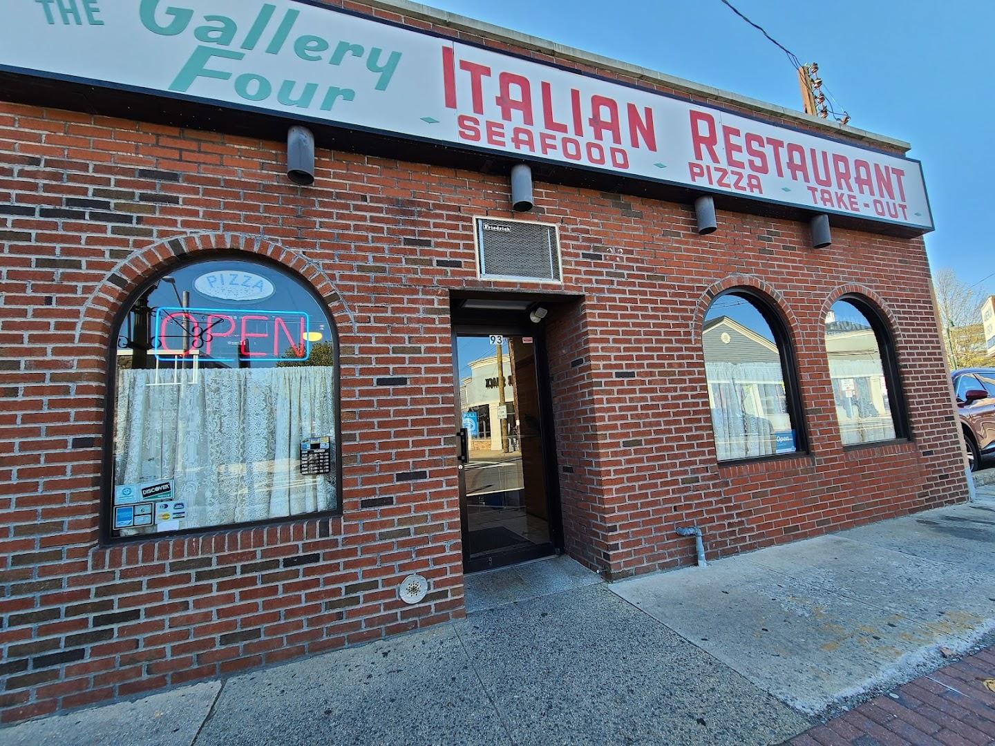 The Gallery Four Italian Restaurant & Pizzeria Menu